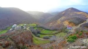 Veduta del quartiere “Muri i Turkut” nel villaggio di Vukaj